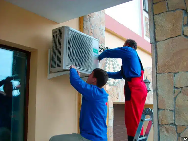 STEP HVAC technician at work in NYC